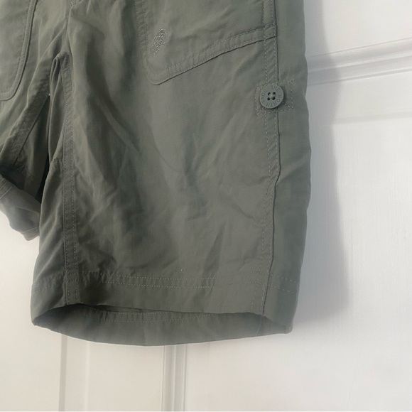 The North Face Women's Roll-up Nylon Shorts Size 2 Army Green - Picture 14 of 16